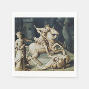 Saint George and the Dragon Great Martyr Napkins