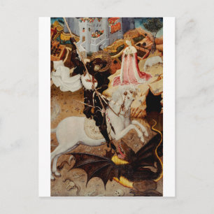 Saint George and the Dragon Great Martyr Postcard
