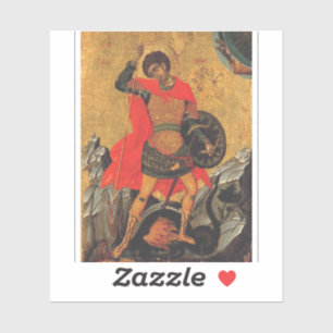 Saint George and the Dragon Great Martyr Sticker