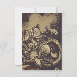 Saint George and the Dragon Great Martyr Thank You Card