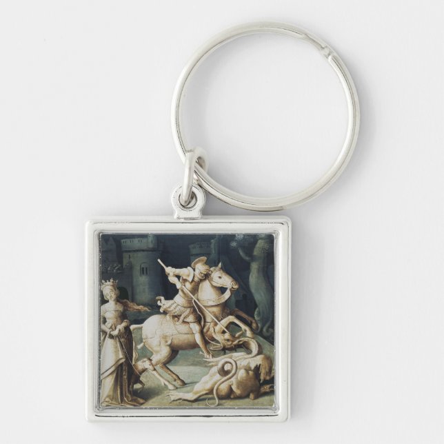 Saint George and the Dragon  Keychain (Front)
