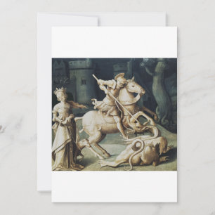 Saint George and the Dragon  Thank You Card