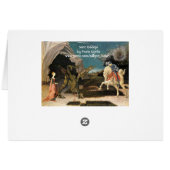 Saint George, Dragon and Princess Cards (Back Horizontal)