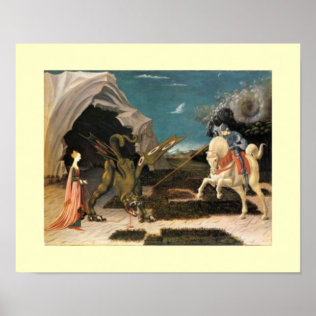 SAINT GEORGE, DRAGON AND PRINCESS POSTER (Front)
