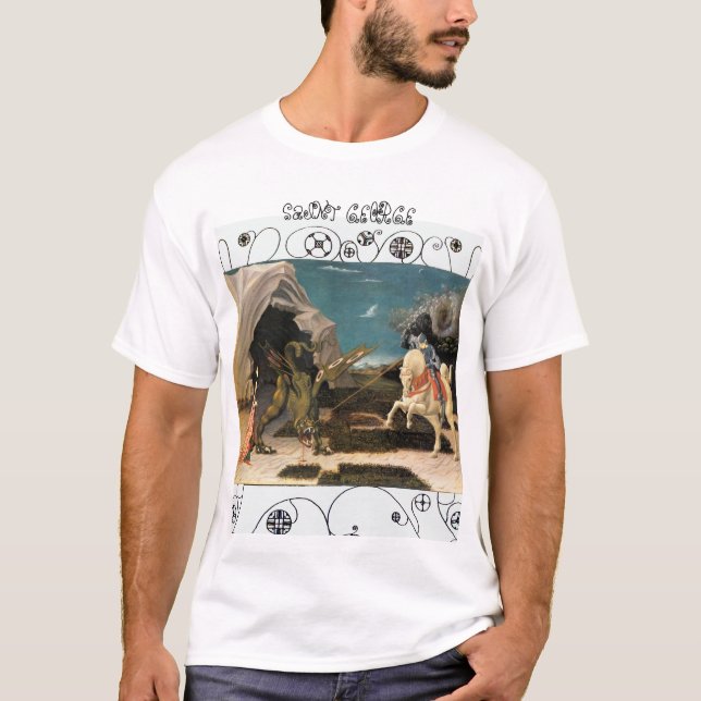 Saint George, Dragon and Princess T-Shirt (Front)
