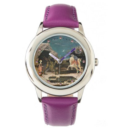 SAINT GEORGE, DRAGON AND PRINCESS WRIST WATCH