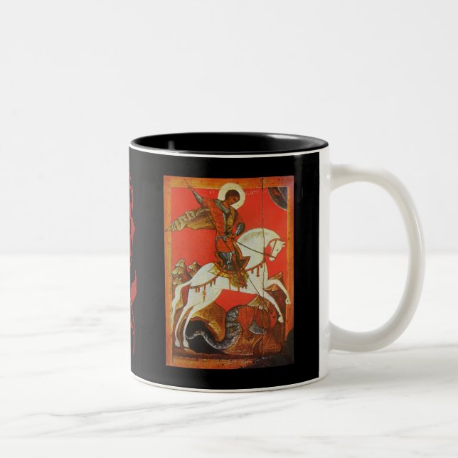 Saint George & Dragon Coffee Mug (Right)