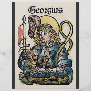 Saint George from the Nuremberg Chronicle Flyer