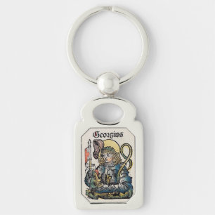 Saint George from the Nuremberg Chronicle Keychain