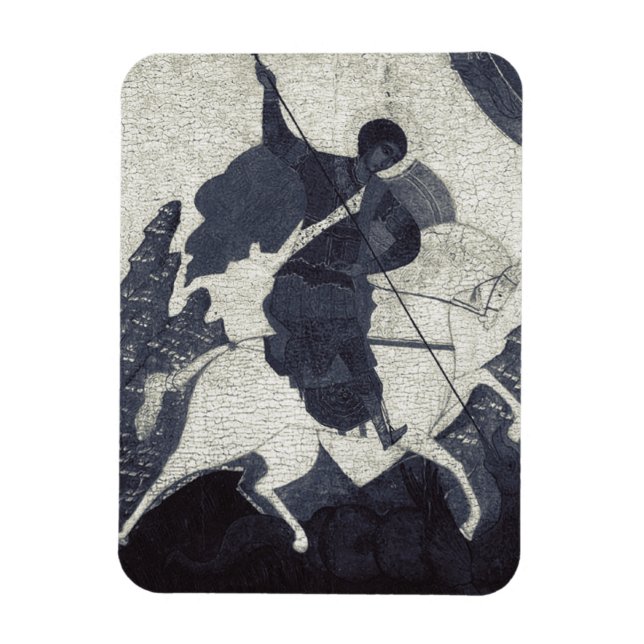 Saint George Killing the Dragon Magnet (Vertical)