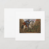 Saint George kills the Dragon - battle Lumeçon (Front/Back)