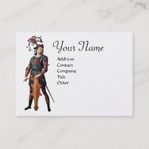 SAINT GEORGE Monogram White Pearl Luxury Business Card