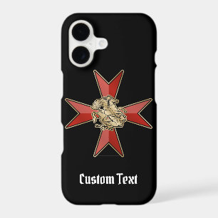 Saint George over Maltese Cross iPhone 17 Case