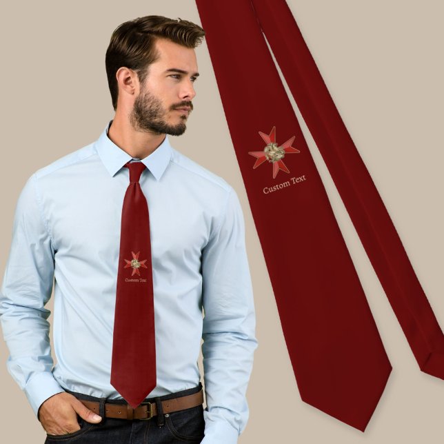 Saint George over Maltese Cross Neck Tie (Creator Uploaded)