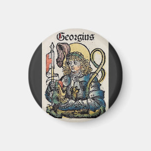 Saint George Patron of England Magnet
