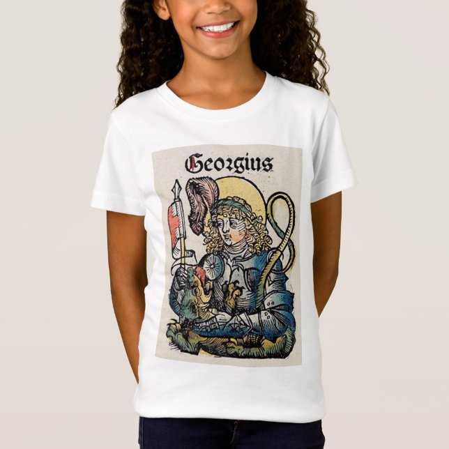 Saint George Patron of England T-Shirt (Front)