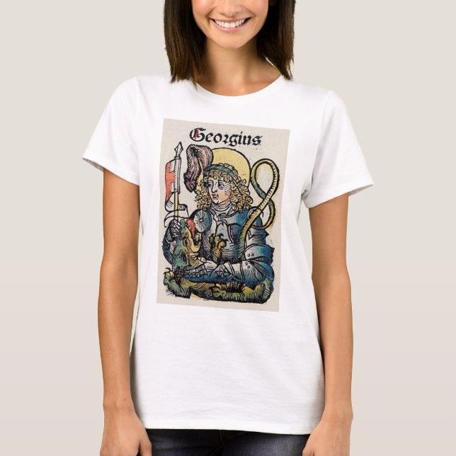 Saint George Patron of England T-Shirt (Front)
