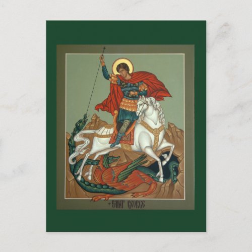 Saint George Prayer Card