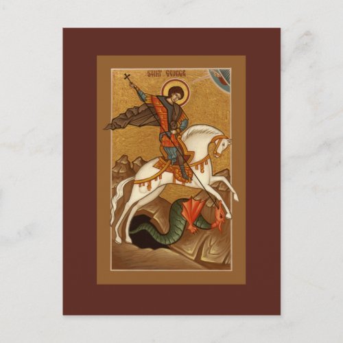 Saint George Prayer Card