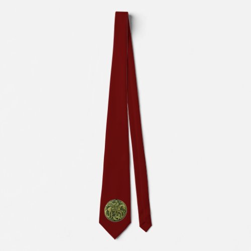SAINT GEORGE red green Neck Tie