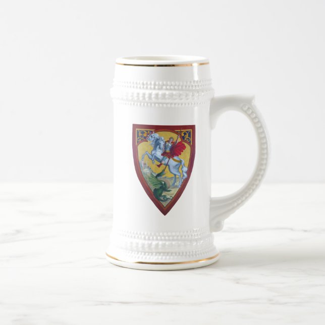 Saint George Slaying the Dragon Stein (Right)