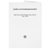 Saint George & the Dragon Gustave Moreau Fine Art Cards (Back)
