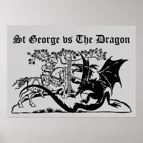 Saint George  The Dragon Poster