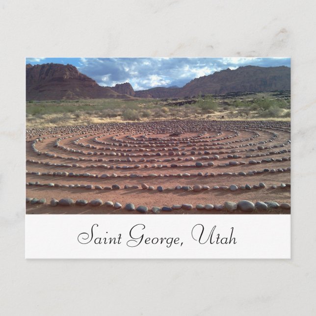 Saint George, Utah Postcard (Front)