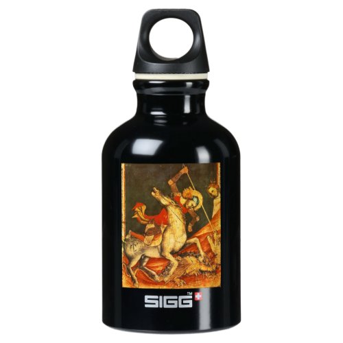 Saint Georges Battle with the Dragon Aluminum Water Bottle