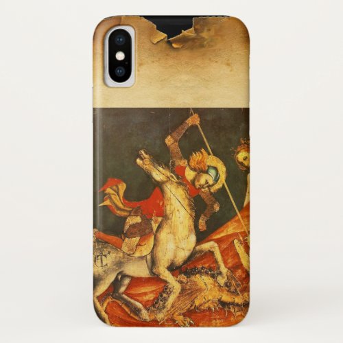 Saint Georges Battle with the Dragon iPhone X Case
