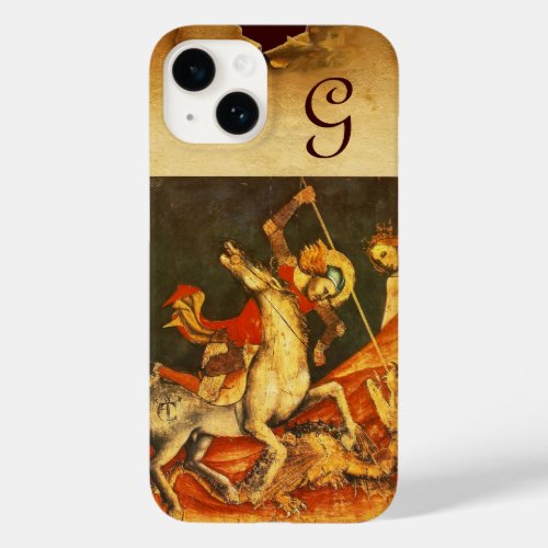 Saint Georges Battle with the Dragon Monogram Case_Mate iPhone 14 Case