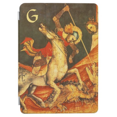 Saint Georges Battle with the Dragon Monogram iPad Air Cover