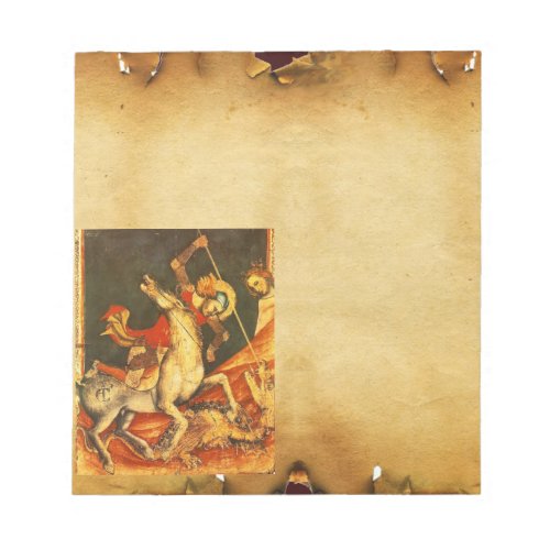 Saint Georges Battle with the Dragon Notepad