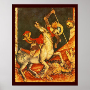 Saint George's Battle with the Dragon Poster