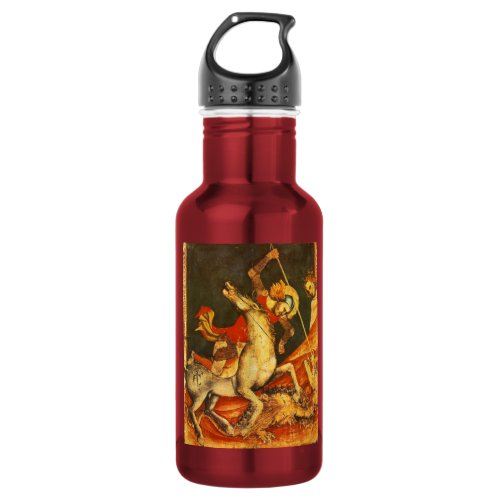 Saint Georges Battle with the Dragon Stainless Steel Water Bottle