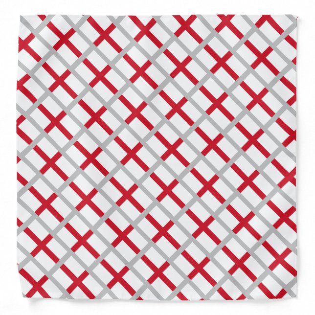 Saint George's Cross England flag Bandana (Front)