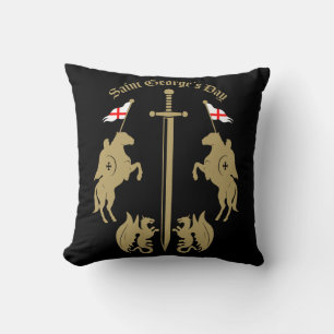 Saint George's Day Throw Pillow