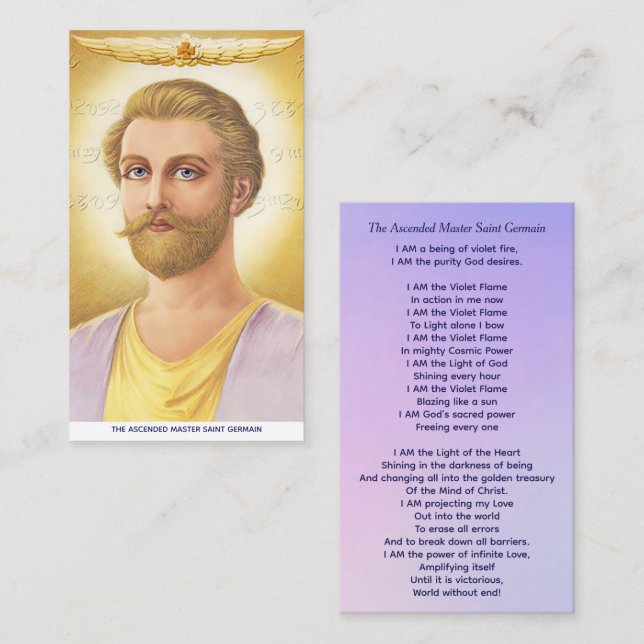 Saint Germain Calling Card (Front/Back)