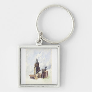 Saint Germain des Pres Church Paris Keychain