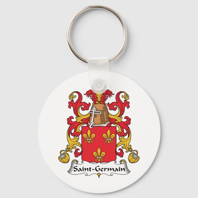 Saint-Germain Family Crest Keychain (Front)