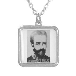Saint Germain Silver Plated Necklace