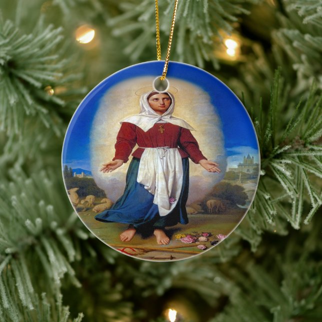 Saint Germaine Cousin of Pibrac Ceramic Ornament (Tree)