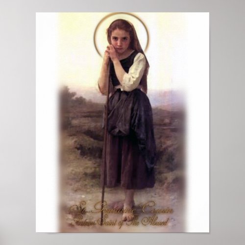 Saint Germaine Patron Saint of The Abused Poster