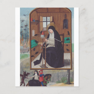 Saint Gertrude of Helfta by Simon Bening