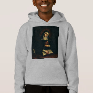 Saint Gertrude the Great German Benedictine Hoodie
