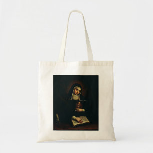 Saint Gertrude the Great German Benedictine  Tote Bag