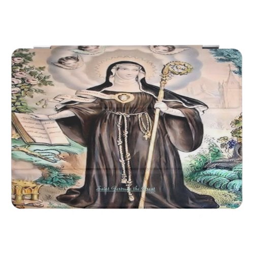 Saint Gertrude the Great iPad Pro Cover