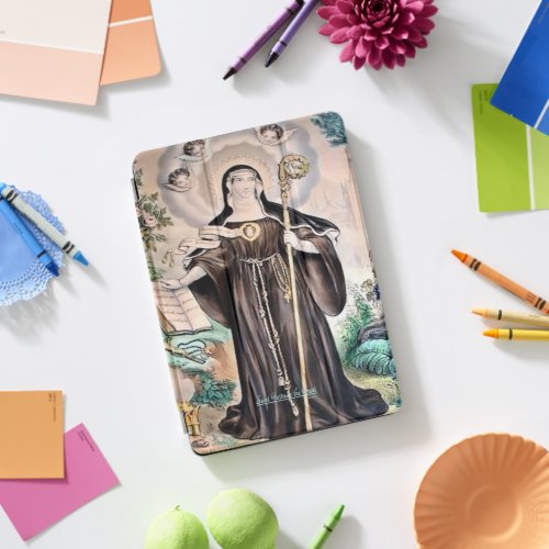 Saint Gertrude the Great iPad Pro Cover
