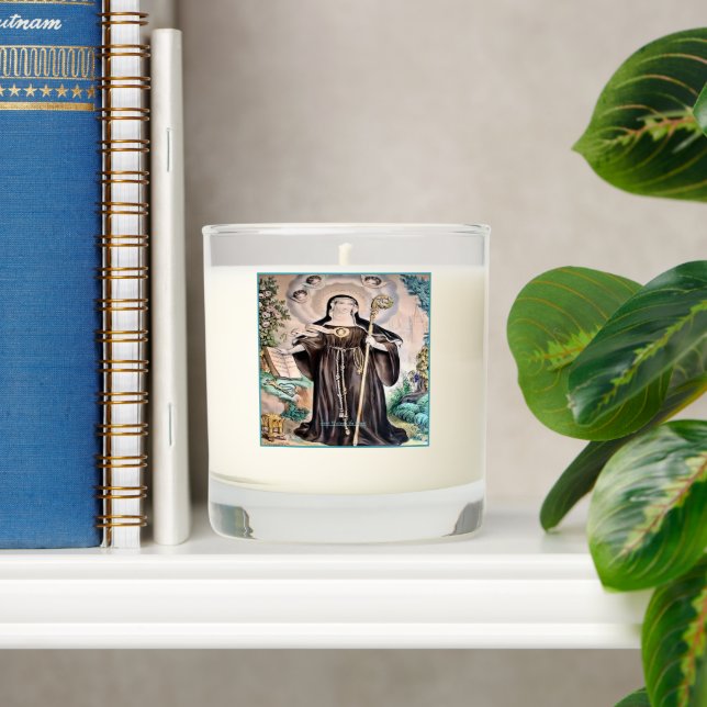 Saint Gertrude the Great Scented Candle (Shelf)