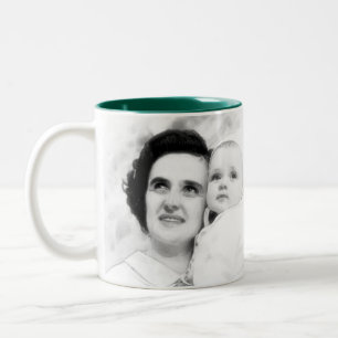 Saint Gianna Beretta Molla Two-Tone Coffee Mug